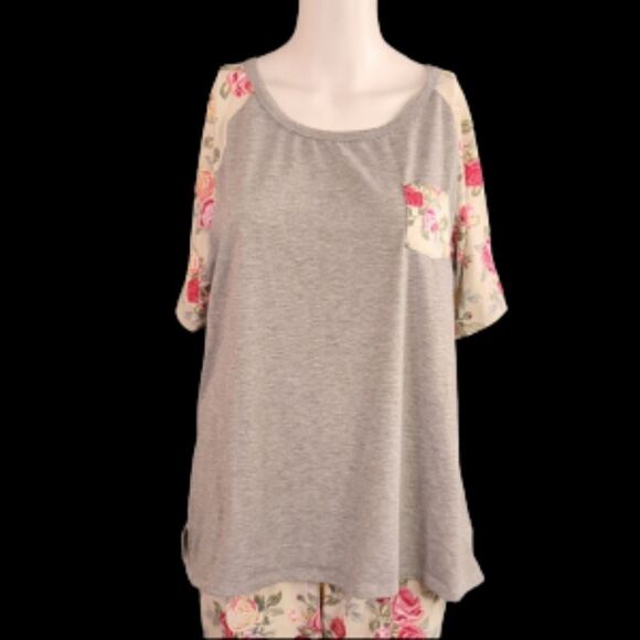 Flora by Flora Nikrooz Sleepwear, Tee Shirt Pajama Set For Kitty Rescue! - Picture 2 of 10